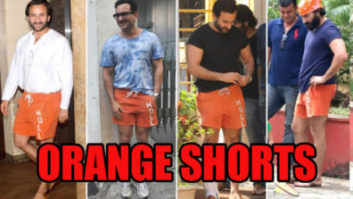 Major Throwback: When Debonair Nawab Saif Ali Khan Wore An Orange Shorts On Repeat