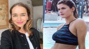 Make An Impression With Emilia Clarke & Alexandra Daddario’s Lace Dresses