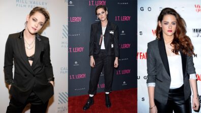 Make Bold Statement At Your Office With These Eye-Catching Pantsuit Of Kristen Stewart