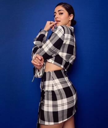 Make Bold Statement In Hot Checkered Co-Ord Set Like Ananya Panday - 0