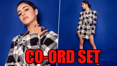 Make Bold Statement In Hot Checkered Co-Ord Set Like Ananya Panday