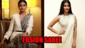 Make Statements In Fusion Saree Look Like Keerthy Suresh & Pooja Hegde