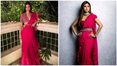 Malavika Mohanan Vs Shilpa Shetty: Which Diva Won Your Heart In Pink Saree?