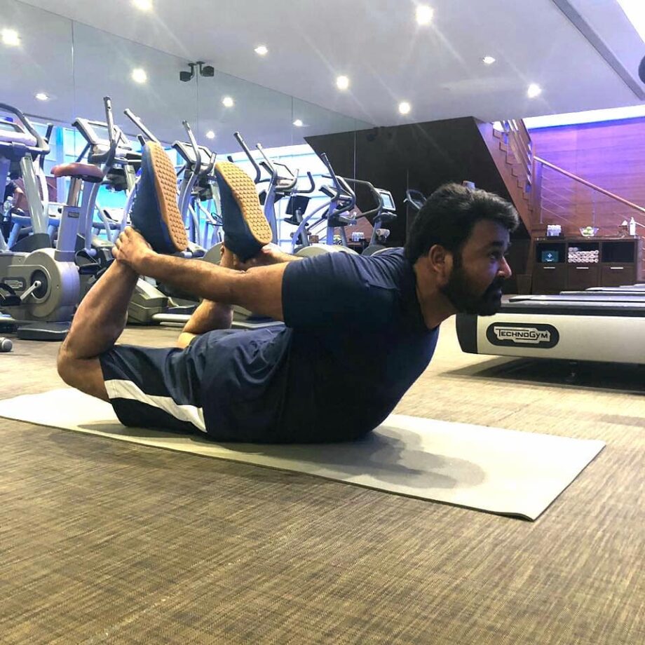 Malayalam Superstar Mohanlal’s Latest Fitness Yoga Photos Going Viral & Inspiring Everyone, Check Out - 1