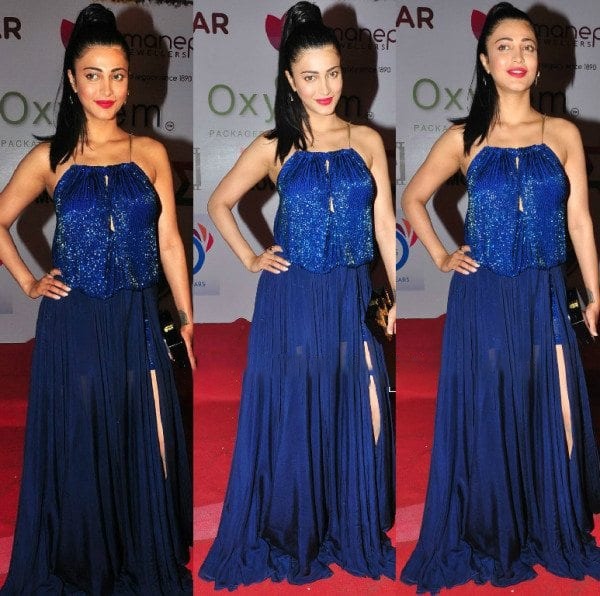 Marvellous Blue: Best Of Keerthy Suresh To Shruti Haasan In Blue, Looks Royal - 3