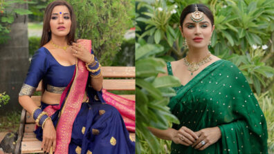 Monalisa & Aashka Goradia’s ‘desi in saree swag’ make fans feel the heat, checkout pictures