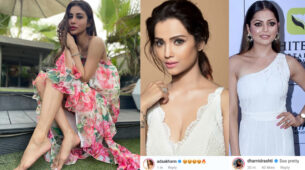 Mouni Roy looks smoking hot in latest floral printed outfit, Adaa Khan & Drashti Dhami love it