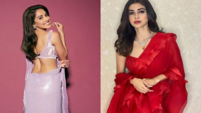 Mouni Roy Vs Nushrat Bharucha: Which Diva Looks Ethereal In Satin Saree?