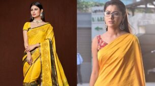 Mouni Roy Vs Sriti Jha: Whose Yellow Saree Is Your Pick For BFF’s Mehndi Function?