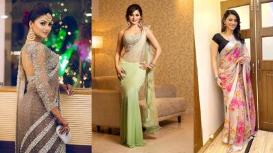 ‘Nari’ In Saree: Plain To Embellished Sarees Of Urvashi Rautela Are Here