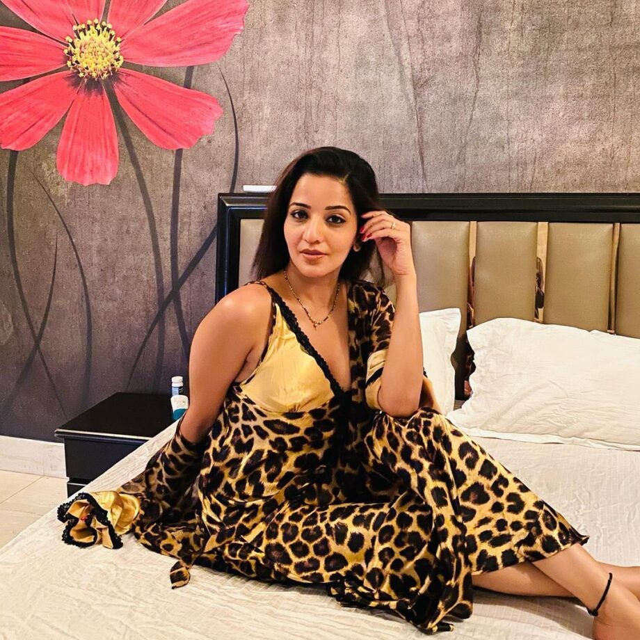 Oh So Hot: Bed Pictures Of Monalisa In Leopard Print Are Making Netizens Sweat - 0