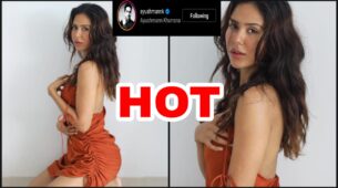 Oh So Hot: Sonam Bajwa burns the oomph game in new backless photo, Ayushmann Khurrana loves it