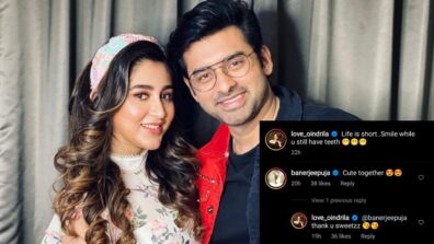 Oindrila Sen shares new romantic moment with boyfriend Ankush Hazra, Puja Banerjee has a special reply