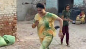Omg! Sapna Choudhary Is Reliving Her Childhood, Spotted Playing A Game