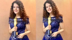 Palak Muchhal Is A Barbie Doll With Spring Curls & Royal Blue Dress