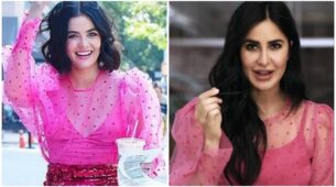 Pink Beauties: Katrina Kaif Or Lucy Hale: Which Beauty Looks Striking In Mesh Net Top?