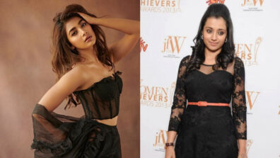 Pooja Hegde And Trisha Krishnan Most Gorgeous Moments In Black That Made Us Sweat