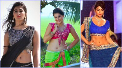 Pooja Hegde, Taapsee Pannu & Shriya Saran’s Most Adorable Saree And Navel Display Moments To Love And Crush