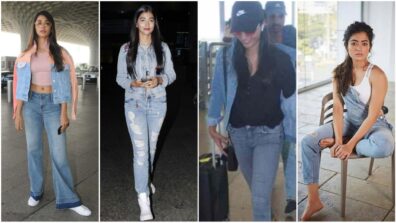 Pooja Hegde Vs Rashmika Mandanna: Which Diva Scores High In Denim On Denim Trend?