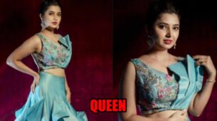 Prajakta Mali Looks Like A Queen In A Frill Co-Ord Set