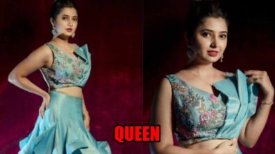 Prajakta Mali Looks Like A Queen In A Frill Co-Ord Set