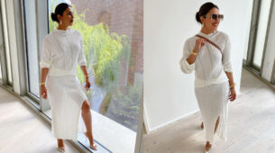 Priyanka Chopra looks super hot in all-white blouse & double-thigh high slit skirt, flaunts her ‘gold jewellery’ like a boss babe