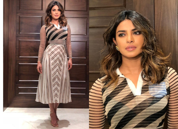 Lucy Hale VS Priyanka Chopra Jonas: Who Carried The Fendi’s Stripe-On-Stripe Dress Better? - 1