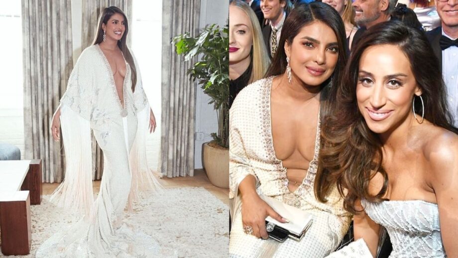 Priyanka Chopra Vs Jennifer Lopez: Who Donned The Revealing Deep-Neck Dress Better? - 0