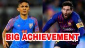 Proud Moment: Sunil Chhetri breaks Lionel Messi’s record, read details