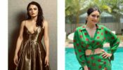 Radhika Madan & Karishma Tanna Are Raising The Oomph Factor In Dazzling Deep Neck Outfits