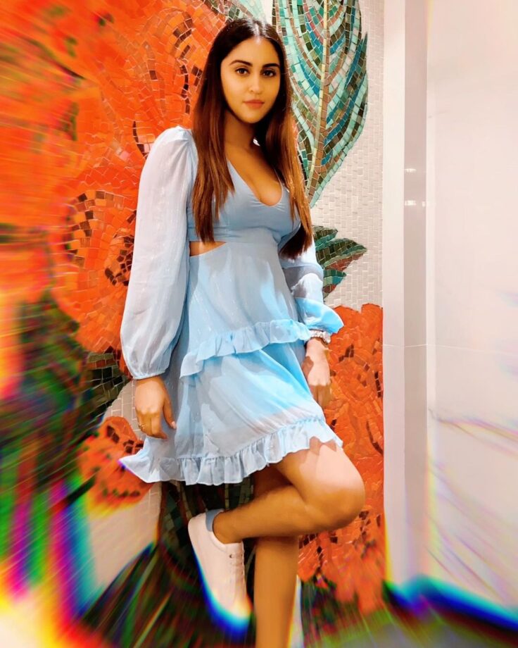 Blue For The Win! Mini Dress Vs Co-Ord Set: Which Blue Dress Of Radhika Madan Would You Wear For Sunday Brunch? - 1