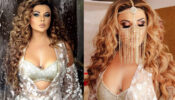 Rakhi Sawant shares super hot photo in shimmery bralette & jacket suit, fans in love with her curls
