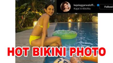 Rakul Preet Singh looks super hot in green bikini, Kajal Aggarwal in in awe