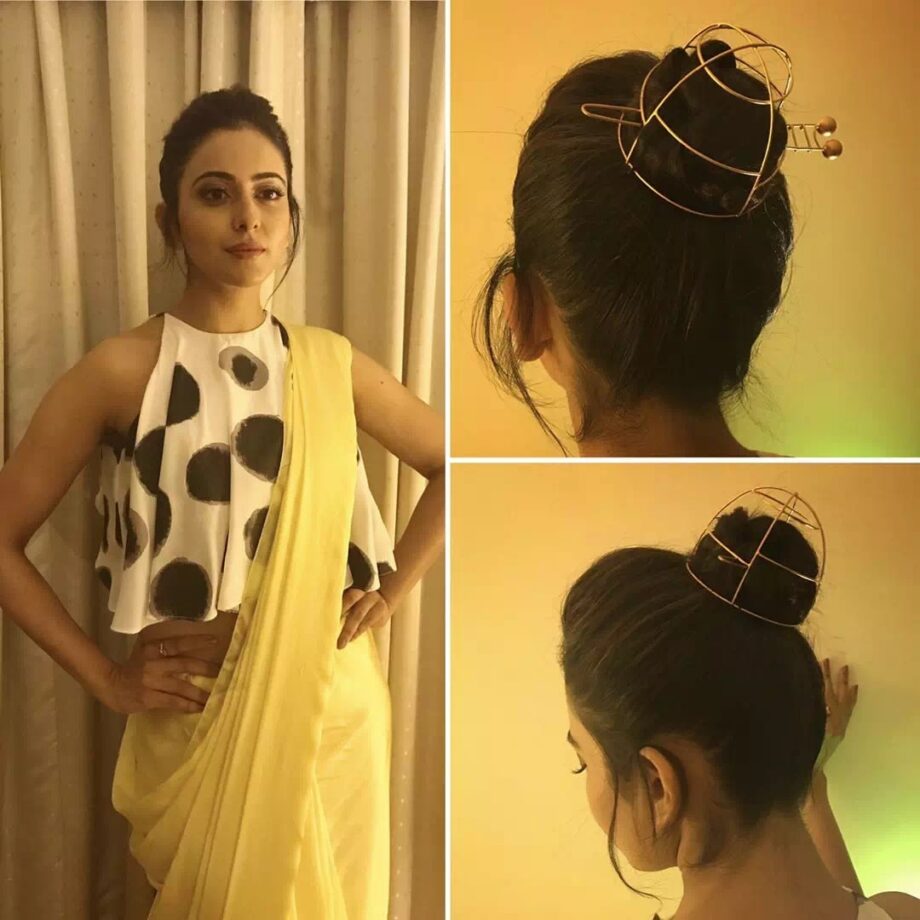 Rakul Preet’s Top Knot Bun Is All You Need To Make Statements - 0