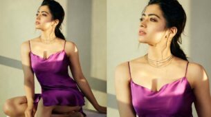 Rashmika Mandanna shares photo in pink nightdress, fan comments  ‘ohho hotness’