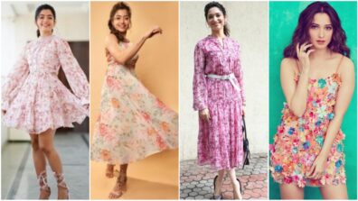 Rashmika Mandanna & Tamannaah Bhatia Look Playful In Florals: Check Out