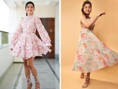 Rashmika Mandanna & Tamannaah Bhatia Look Playful In Florals: Check Out - 0