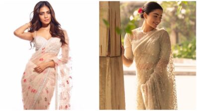 Rashmika Mandanna Vs Malavika Mohanan: Who Set The Glamour Game On Fire In White Saree?