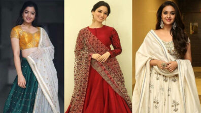 Rashmika Mandanna Vs Tamannaah Bhatia Vs Keerthy Suresh: Who deserves a 10/10 for the cotton lehenga style?