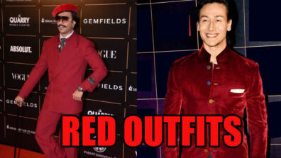 Red Is Celeb Favourite: From Ranveer Singh To Tiger Shroff