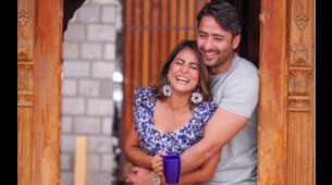 Romantic Moment Caught on Camera: Shaheer Shaikh hugs Hina Khan, fans super excited to see them together for the first time