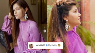 Rubina Dilaik looks boss lady in purple outfit, hubby Abhinav Shukla comments ‘my kaddu’