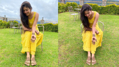 Sai Pallavi stuns in a yellow palazzo salwar suit, fans can’t stop drooling over her mehndi design