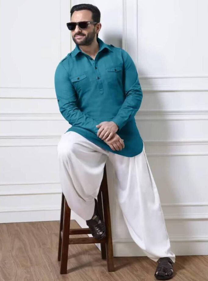 Saif Ali Khan To Sanjay Dutt: 5+ B-Town Celebs Who Find Comfort In Cotton Kurtas - 0