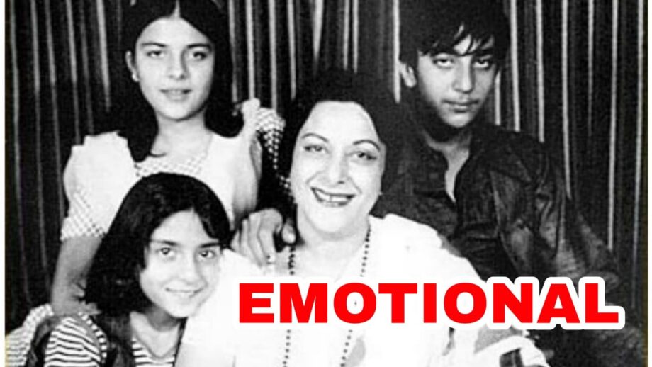 Sanjay Dutt gets emotional on mother's birth anniversary, shares nostalgic photo with fans 402068