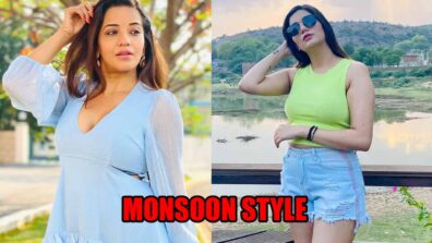 Keep The Monsoon Style Up To The Mark With Celeb Inspired Pastel Hues From Monalisa To Sapna Choudhary