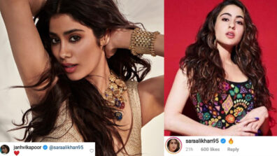 Sara Ali Khan & Janhvi Kapoor’s ‘love moment’ on social media is BFF goals, read details