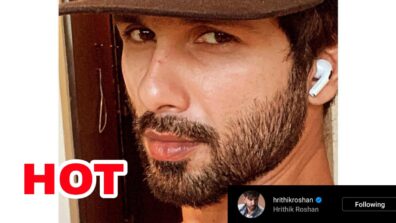 Shahid Kapoor sets internet on fire with his new selfie flaunting stubble, Hrithik Roshan likes it