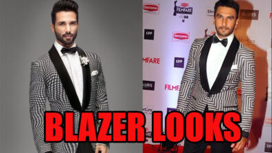 Shahid Kapoor Vs Ranveer Singh: Which Handsome Rocked In Black & White Blazer?