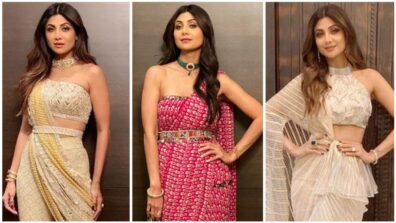 Shilpa Shetty Is Setting High Fashion Goals In Sarees: Her Most Voguish Looks Of All Times